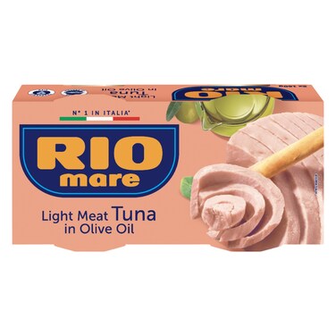Rio Mare Light Meat Tuna in Olive Oil, 160g Pack of 2