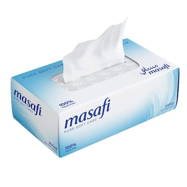 Masafi Facial Tissue 200 Sheets 2 Ply