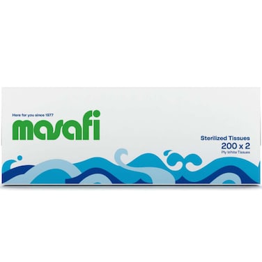 Masafi Facial Tissue 200 Sheets 2 Ply