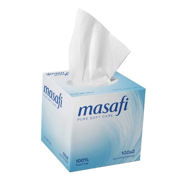 Masafi Boutique Tissue 100 Sheets 2 Ply