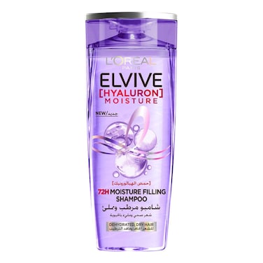 L'Oreal Paris Elvive Hyaluron Moisture 72H Moisture Filling Shampoo, 400ml