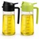 LIVVY 2-Pack Oil Dispenser &amp; Spray Bottle Set &ndash; 15oz / 400ml Olive Oil Sprayer For Cooking, Air Fryer &amp; Kitchen Use, Home &amp; Kitchen Gadgets