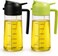 LIVVY 2-Pack Oil Dispenser &amp; Spray Bottle Set &ndash; 15oz / 400ml Olive Oil Sprayer For Cooking, Air Fryer &amp; Kitchen Use, Home &amp; Kitchen Gadgets