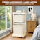 LIVVY 3 Tier Plastic Storage Organizer Cart With Wheels &ndash; Laundry Organizers and Storage &ndash; Multipurpose Basket Rack For Kitchen, Bathroom &amp; Home