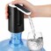 LIVVY Automatic Electric Water Dispenser Pump, USB Rechargeable Drinking Water Pump For 2&ndash;5 Gallon Bottles, Portable Water Bottle Pump For Home, Office, Camping &ndash; Black