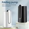 LIVVY Automatic Electric Water Dispenser Pump, USB Rechargeable Drinking Water Pump For 2&ndash;5 Gallon Bottles, Portable Water Bottle Pump For Home, Office, Camping &ndash; White