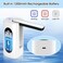 LIVVY Automatic Electric Water Dispenser Pump, USB Rechargeable Drinking Water Pump For 2&ndash;5 Gallon Bottles, Portable Water Bottle Pump For Home, Office, Camping &ndash; White