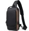 Generic Crossbody Sling Bag &ndash; Waterproof Leather Chest Shoulder Backpack For Men &amp; Women, Casual Travel Daypack With USB Charging Port, Design For Hiking &amp; Everyday Use