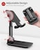 Generic Foldable Cell Phone Stand For Desk &ndash; Portable Mobile Phone Holder For 3.5" - 7.9" Devices, Adjustable &amp; Rotatable Stand For iPhone, iPad, Tablets, and Smartphones