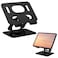 Generic iPad Stand 360&deg; Rotatable Metal Tablet &amp; Phone Stand For Desk, Adjustable Foldable Mount Compatible With iPad Pro/Air/Mini, iPhone 16 Pro Max, Galaxy Tab, Kindle, iPad 12.9, Drawing Set