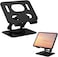 Generic iPad Stand 360&deg; Rotatable Metal Tablet &amp; Phone Stand For Desk, Adjustable Foldable Mount Compatible With iPad Pro/Air/Mini, iPhone 16 Pro Max, Galaxy Tab, Kindle, iPad 12.9, Drawing Set