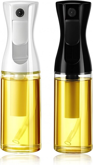 Generic Oil Spray Bottle For Cooking, 300ML &ndash; Refillable Glass Oil Dispenser For Air Fryer, BBQ, Salad, Frying &ndash; Kitchen Spray Bottle For Olive, Avocado, Juice, Water, Hair &amp; Plants