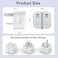 Generic 35W Fast Type-C Power Adapter With Type-C Cable &amp; C to Watch Charger Combo &ndash; Universal Fast Charging Use/Best For iPhone 15/16 Pro Max, iPad, Samsung, Xiaomi, and More
