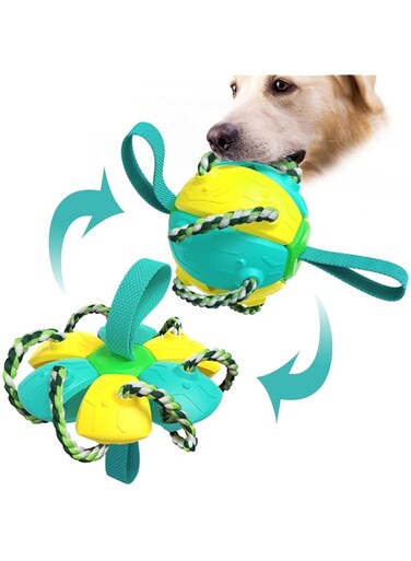 Ufo Magic Ball for Dogs, Interactive Dog Toy for Large dogs, Wobble Wag Giggle Ball