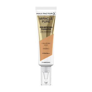 Max Factor Miracle Pure Skin Improving Foundation SPF30, 70 Warm Sand