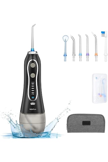 Water Flosser - 5 modes, 300ml USB Recharging, 2500 mAH battery