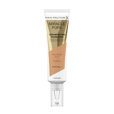 Max Factor Miracle Pure Skin Improving Foundation SPF30, 75 Golden