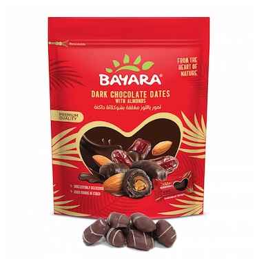 Bayara Dark Chocolate Almond Dates 250g