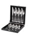 Stainless Steel Cutlery Dishwasher Safe Fork knife Spoon and Teaspoon, Silverware for Home Office Party Camping Flatware Eating Utensils Silver