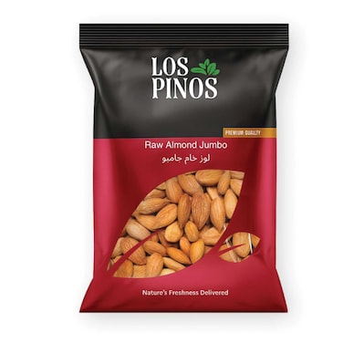 Los Pinos Almond  Raw  Jumbo  400g