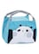 Printed Insulated Thermal Lunch Bag Blue/White/Black 21x17x15cm