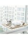 Cat Window Perch, Breathable Oxford Cat Hammock Window, Window Mounted Cat Seat with Strong Suction Cups, Space Saving Bed Shelf for Pets