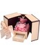Valentine's Day Gift Box, Preserved Rose Bear Gifts for Girlfriend, Mom, Wife, Daughter, Mothers Day Birthday Anniversary for Women (pink rose/pink box) valentine
