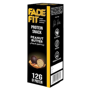 Fade Fit Peanut Butter Protein Snack Balls, 60g
