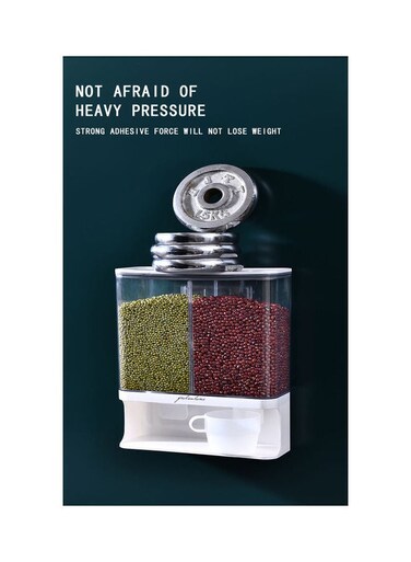 Wall Mouted Plastic Storage Box Transparent 24.5x9.5x31cm