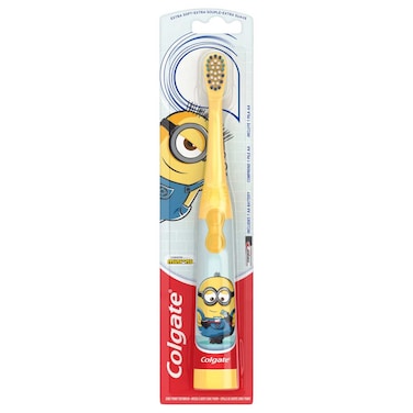 Colgate Kids 3+ Years Minions Extra Soft Sonic Battery Powered Toothbrush 1 PC