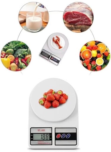 Kitchen Scale,22lb/10kg Capacity, Food Scale,Digital Weight with oz/g Units for Cooking, Baking, Meal Prep, and Diet,LCD Display Auto Power Off