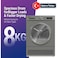 Daewoo Dryer , 8 kg Front Load Condenser Tumble Dryer 15 Preset Modes, Anti,Crease Function, Zinc Coated Steel Drum , DCD,8S15P , Made in Turkey , 1 Year Warranty