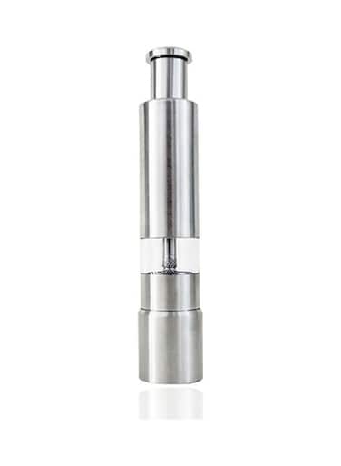 Steel Manual Pepper Mill Silver 15x3x3cm