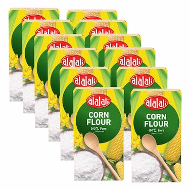 العلالي دقيق ذرة، 100 غرام × حزمة من 12