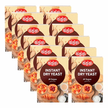 Al Alali Dry Yeast, 11g Pack of 12