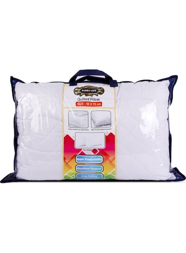 LIFE Soft Siliconized Sleeping Bed Pillow polyester White 50 x 70cm