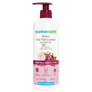 Mamaearth Onion Hair Fall Control Shampoo, 400ml