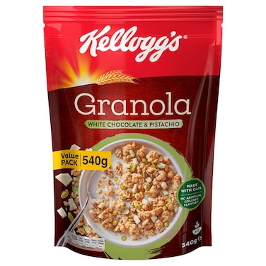Kellogg's Granola White Chocolate with Pistachio, 540g