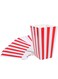 MAKINGTEC Red Striped Popcorn Boxes, Classic Popcorn Containers for Movie Night, Carnival Parties, Candy Containers for Movie Party Theme, Theater Themed Decorations, Carnival Party Circus (36 Pcs)