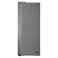 LG Side By Side Refrigerator GR-L267SLRL Platinum Silver 617L
