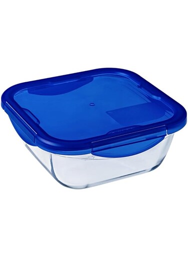 Pyrex Square Dish With Lid - 0.80 Liters