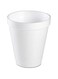 Saqopack Disposable Foam Cup 25-Pieces Set, 6 oz Capacity