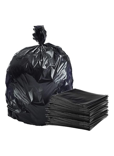 Hi-Care Garbage Bag Black 65x95cm 20 Micron 100 Bags Heavy Duty Oxo Biodegradable Plastic Bag MediumTrash Bags Dustbin Bags Waste Bag Office Bag Strong And Durable Bin Bag Garbage Bag Medium