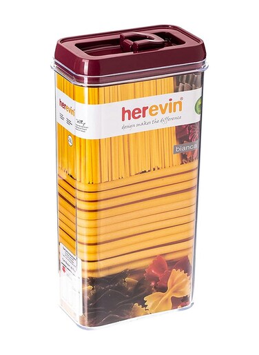 Herevin Storage Canister 3L - Food Grade Plastic - Red