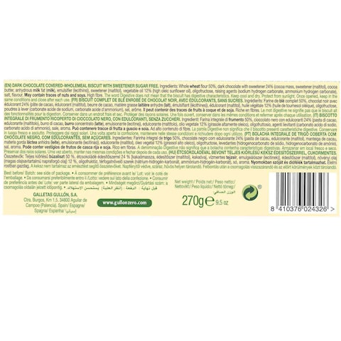 Gullon Diet Nature Digestive Chocolate Biscuit, 270g