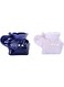 GulfDealz Aroma Burner Elephant Shape Diffuser, Decoration for Living Room, Balcony, Patio, Porch and Garden, Ceramic Material (Pack of 2) - Blue &amp; White