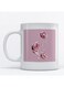 Flowers Printed Mug White/Purple