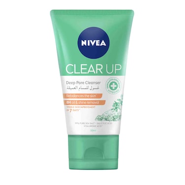 NIVEA Clear Up Face Wash Deep Pore Cleanser 50ml
