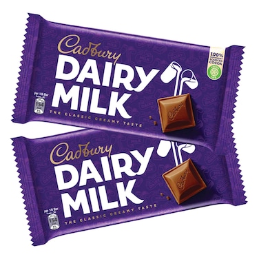Cadbury Dairy Milk Plain Chocolate, 230g Pack of 2