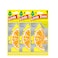 LITTLE TREES car air freshener Sliced   Air Freshener   Desodorisants   Aromatizantes   Air Fresheners Sliced - Pack of 3